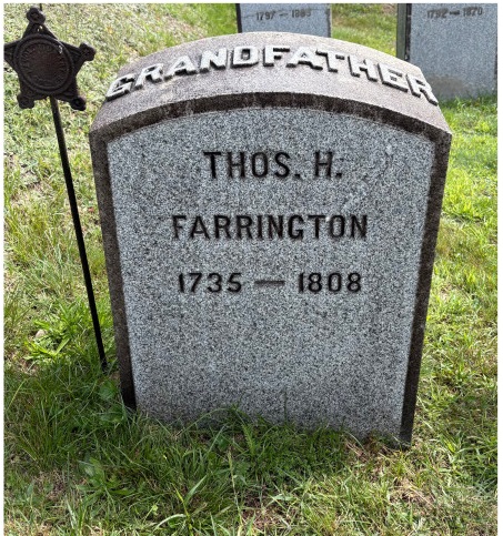 Gravestone of Thomas Farrington
