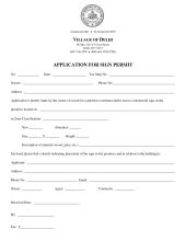 Application For Sign Permit 1 pdf