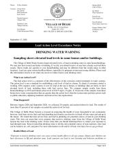 Lead Action Level Exceedance Public Notification pdf