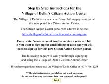 Step by Step Instructions for New Online Portal pdf
