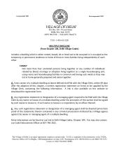 Village Multiple Dwelling Guidelines pdf
