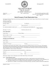 Village Rental Occupancy Permit pdf